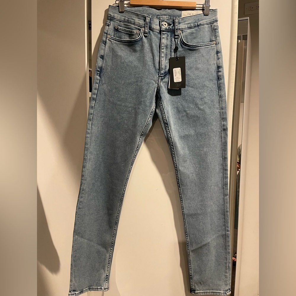 Rag & bone men’s Light Blue Slim Jeans